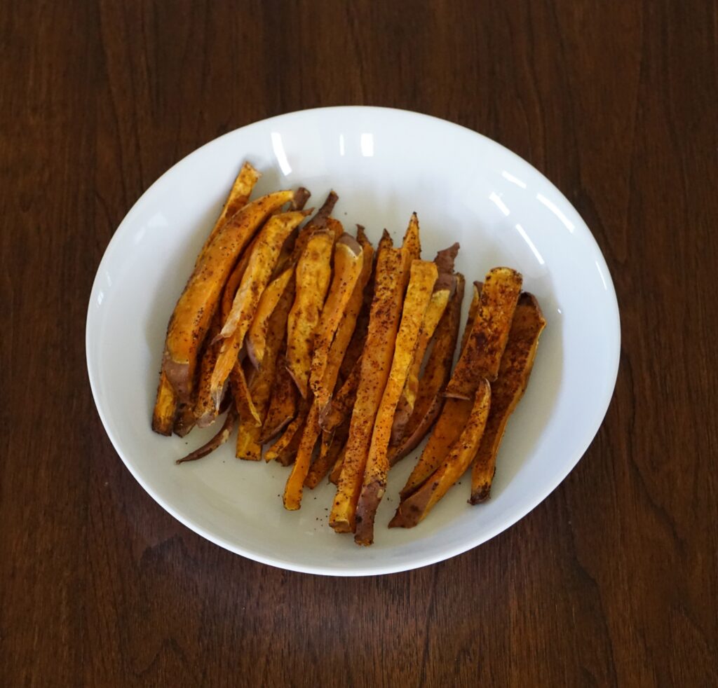 DSC03707 1024x982 - Healthy Baked Sweet Potato Fries