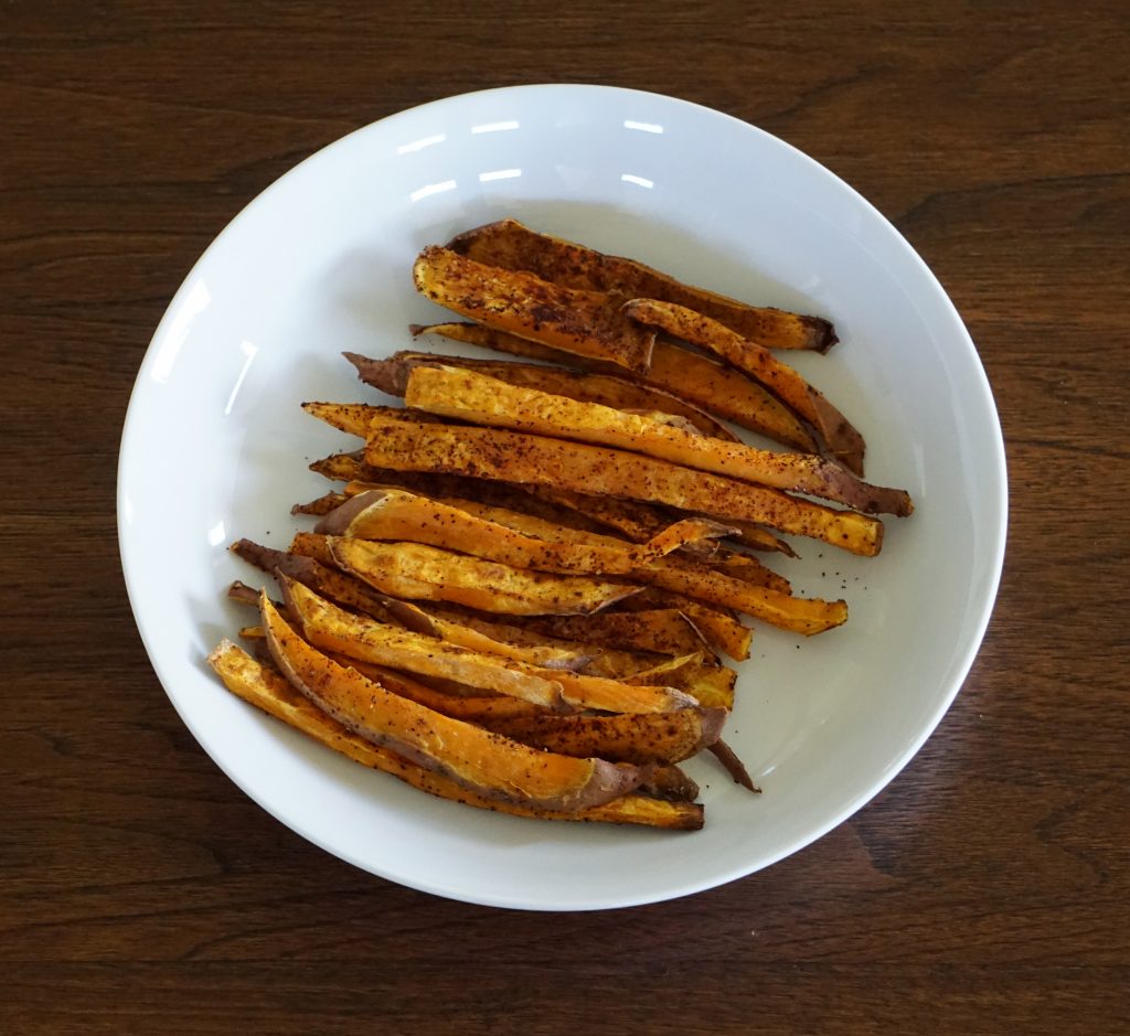 DSC03709 1024x939 - Healthy Baked Sweet Potato Fries