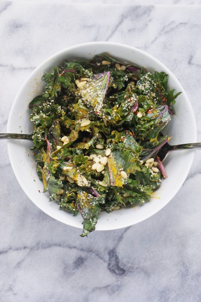 Detoxifying Kale Salad by Leahs Plate 684x1024 - Detoxifying Vegan Kale Salad