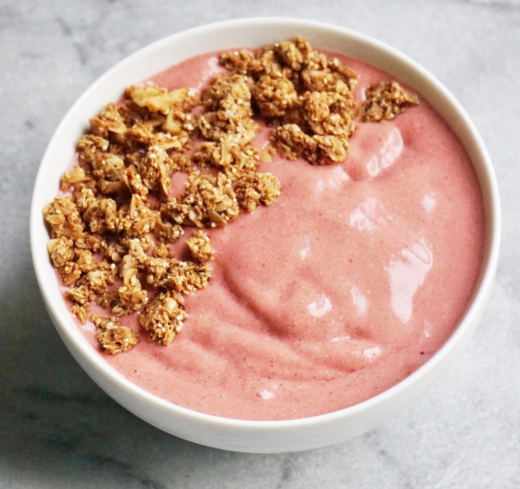 IMG 0032 1024x962 - Beet & Banana Smoothie Bowl