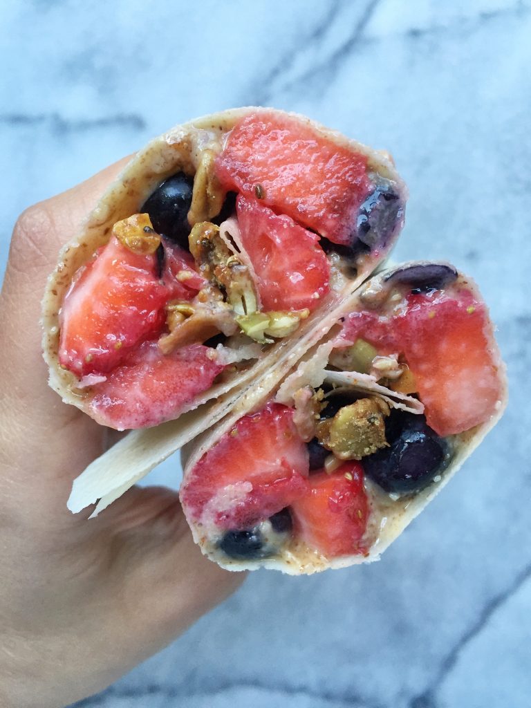 Paleo Berry Breakfast Burrito by Leahs Plate4 1 768x1024 - Paleo Berry Breakfast Burrito