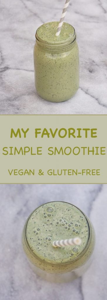 Simple Smoothie by Leahs Plate 365x1024 - My Favorite Simple Smoothie Recipe Lately