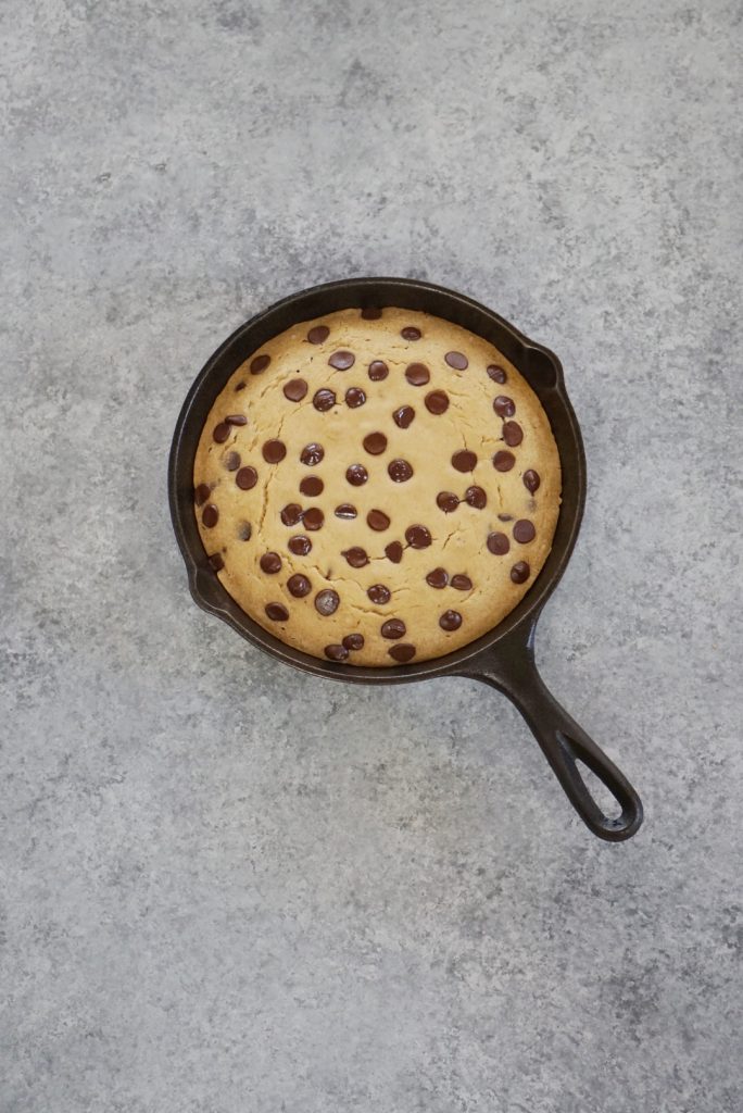 Chocolate Chip Pancake Skillet Bake3 684x1024 - Allergen-Free Chocolate Chip Pancake Skillet Bake (Vegan & Gluten-Free)