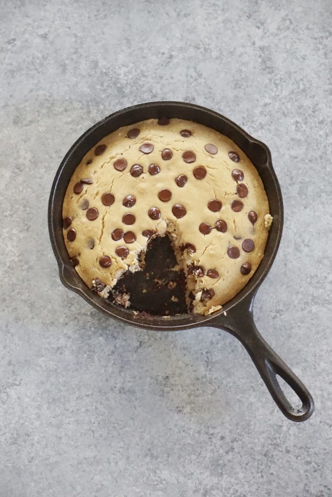 Chocolate Chip Pancake Skillet Bake5 684x1024 - Allergen-Free Chocolate Chip Pancake Skillet Bake (Vegan & Gluten-Free)