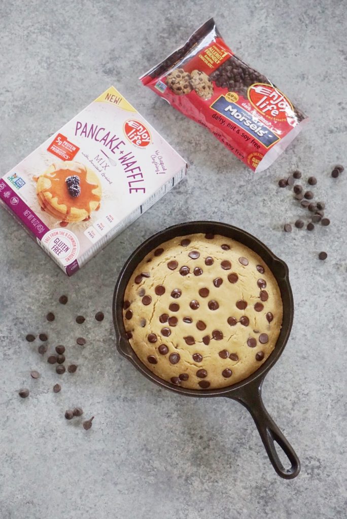 Chocolate Chip Pancake Skillet Bake9 684x1024 - Allergen-Free Chocolate Chip Pancake Skillet Bake (Vegan & Gluten-Free)