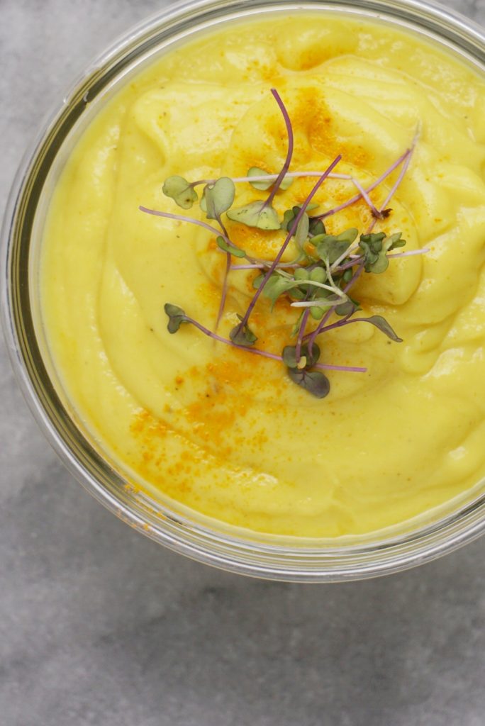 Turmeric Cauliflower Mash Vegan Gluten Free2 684x1024 - Turmeric Cauliflower Mash (Vegan & Gluten-Free)