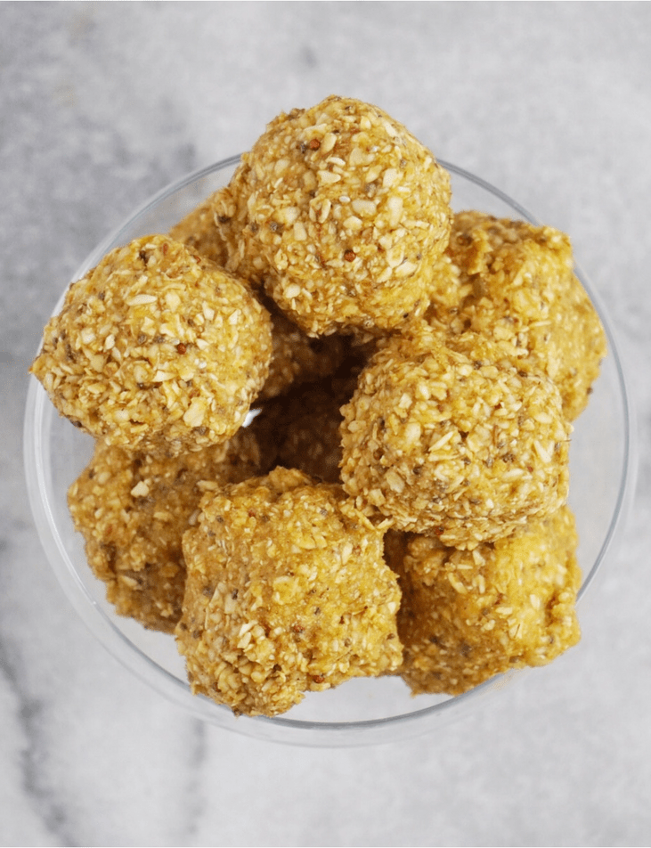 Pumpkin Pie Energy Bites2 - All the delicious healthy PUMPKIN recipes to make this fall!