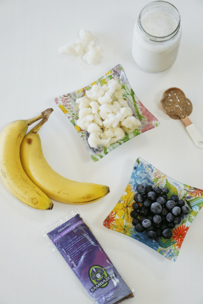 blueberry cauliflower acai bowl. 683x1024 - Blueberry Cauliflower Acai Bowl