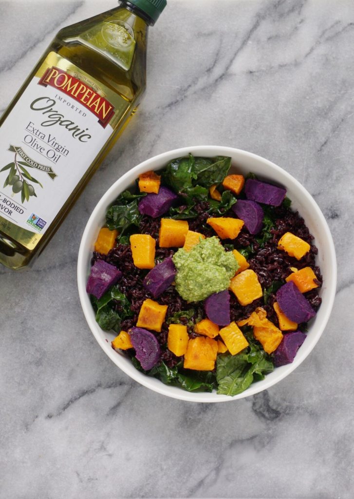 Superfood Grain Bowl 4 727x1024 - Pumpkin Seed Pesto Coconut Black Rice Superfood Bowl (Vegan & GF)