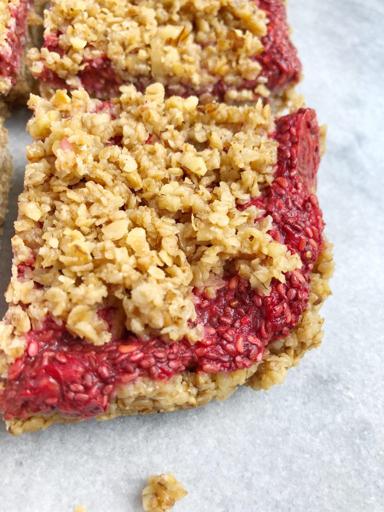 Raspberry Oat Crumble Bars2 768x1024 - Raspberry Oat Crumble Bars (Gluten-Free & Dairy-Free)