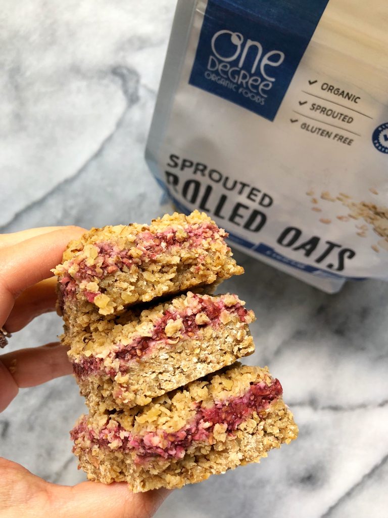 Raspberry Oat Crumble Bars5 768x1024 - Raspberry Oat Crumble Bars (Gluten-Free & Dairy-Free)