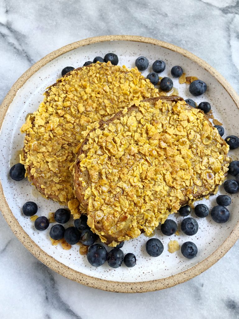 Healthy Cornflake Crusted French Toast 3 768x1024 - Healthy Cornflake-Crusted French Toast