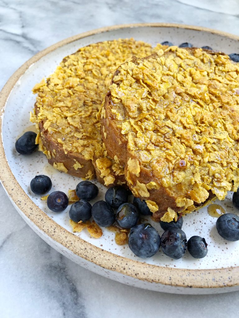 Healthy Cornflake Crusted French Toast 4 768x1024 - Healthy Cornflake-Crusted French Toast