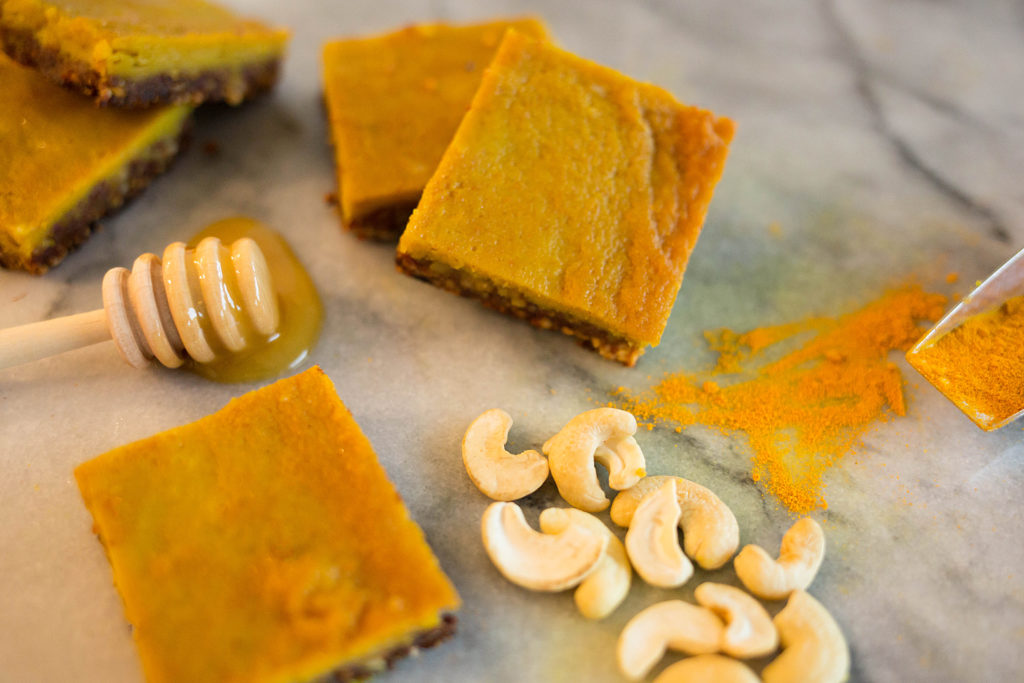 Turmeric Honey Bars3 1024x683 - Turmeric Honey Bars (free of dairy, grains, gluten and refined sugar)!