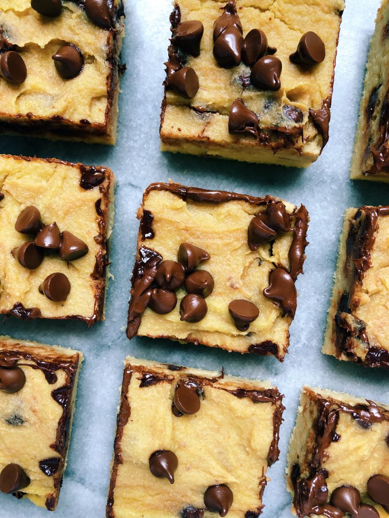 Grain Free Sweet Potato Blondies2 768x1024 - Grain-Free Gooey Sweet Potato Blondies