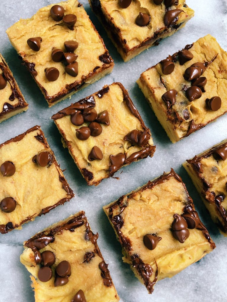 Grain Free Sweet Potato Blondies4 768x1024 - Grain-Free Gooey Sweet Potato Blondies