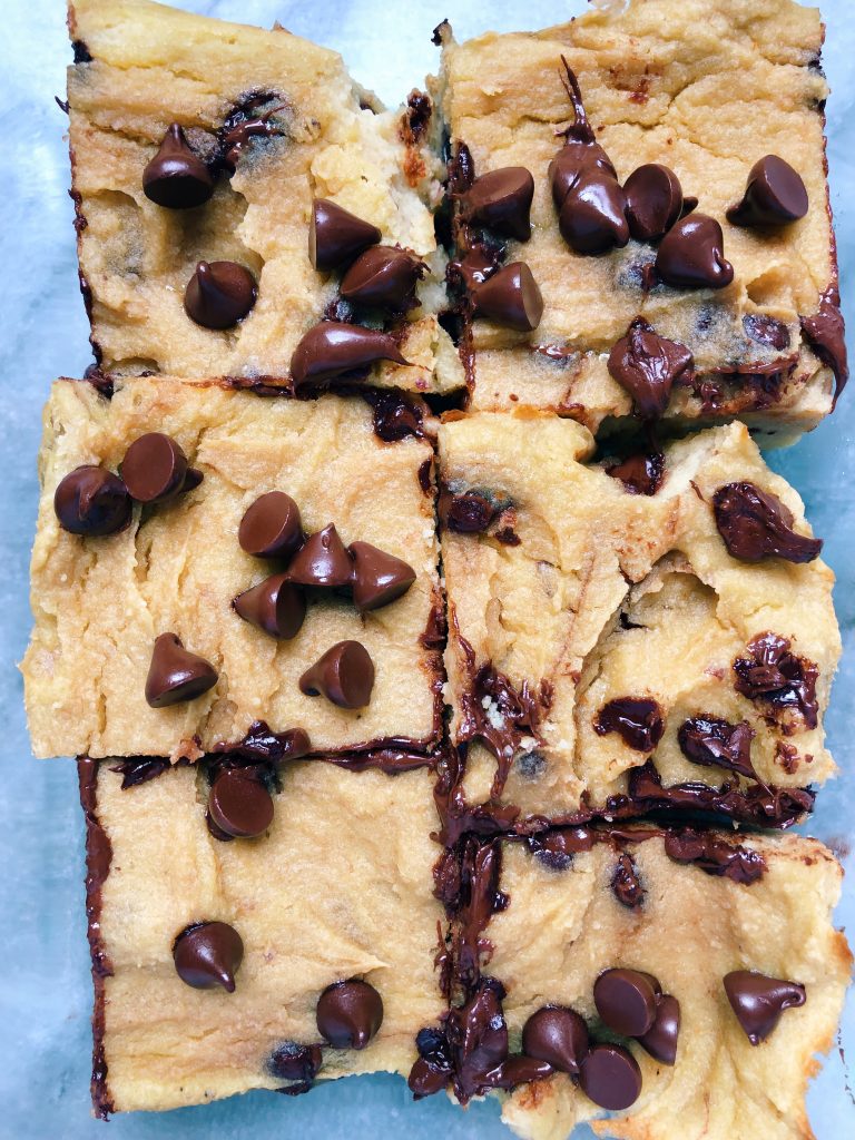 Grain Free Sweet Potato Blondies8 768x1024 - Grain-Free Gooey Sweet Potato Blondies