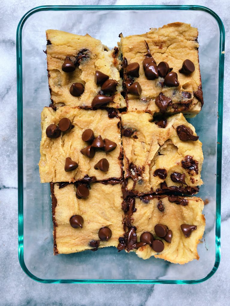 Grain Free Sweet Potato Blondies9 768x1024 - Grain-Free Gooey Sweet Potato Blondies