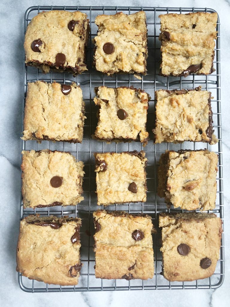 pbban 768x1024 - Chocolate Chip Peanut Butter Banana Bread Bars (Grain-Free, Gluten-Free, Dairy-Free)