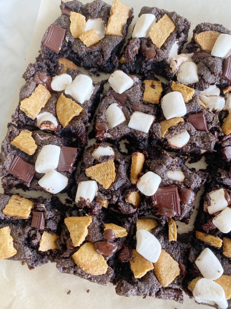 brownies3 768x1024 - S'Mores Brownies (Vegan & Gluten-Free)