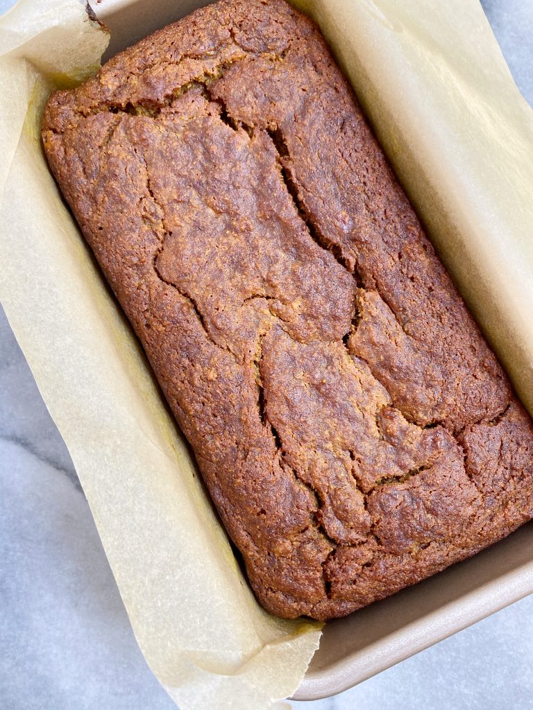 gold3 768x1024 - Golden Mylk Paleo Banana Bread