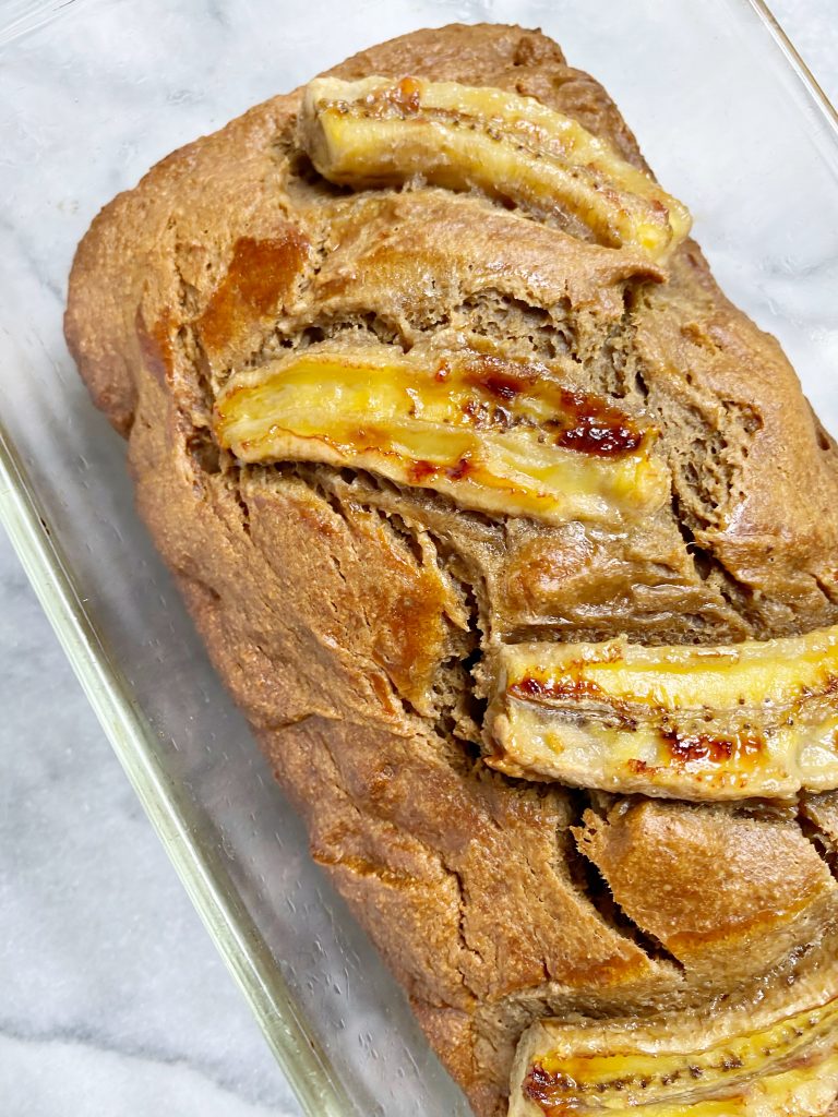 banana foster banana bread2 768x1024 - Banana Foster Banana Bread