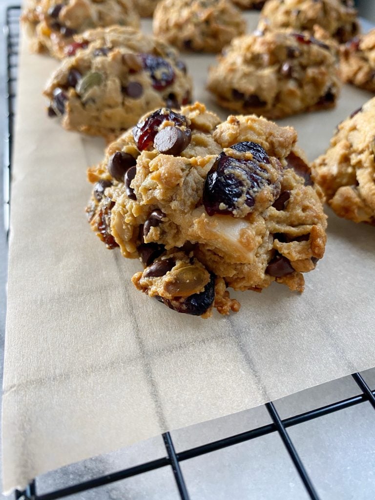 trail mix cookies 768x1024 - Gluten-Free Trail Mix Breakfast Cookies!!