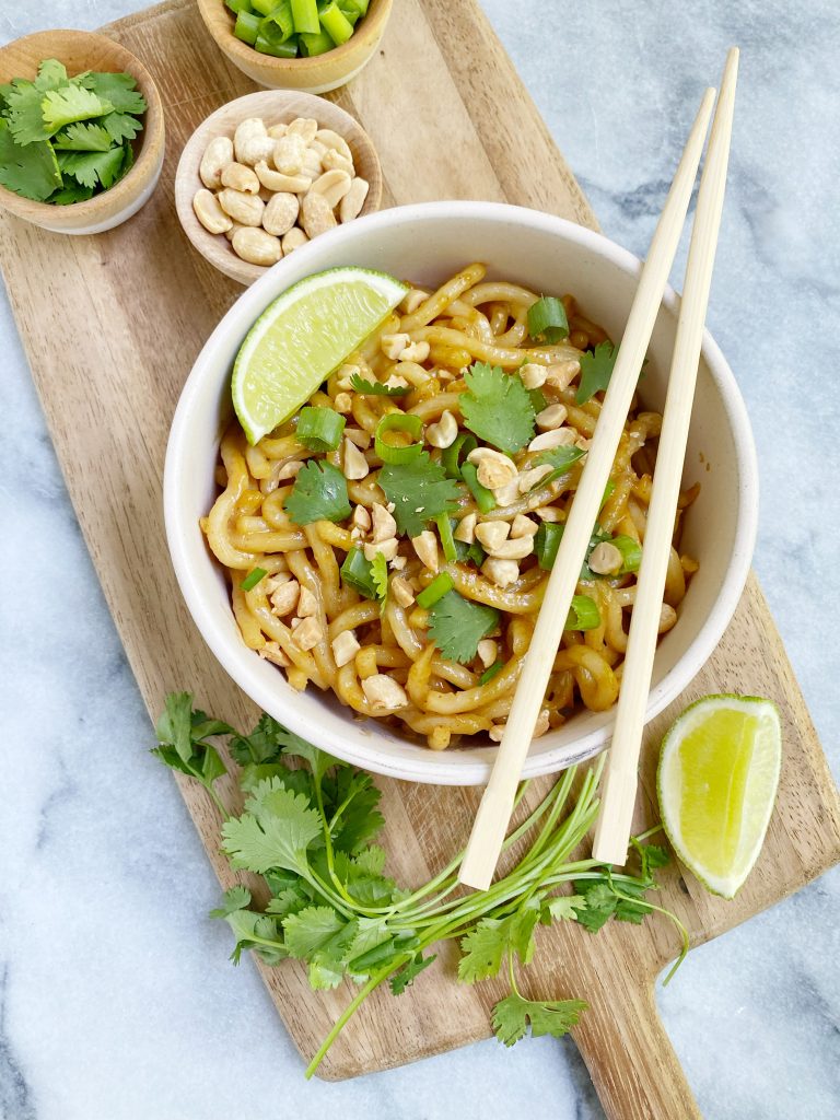 annie chuns 4 768x1024 - Spicy Peanut Butter Stir-Fry Noodles (Vegan)