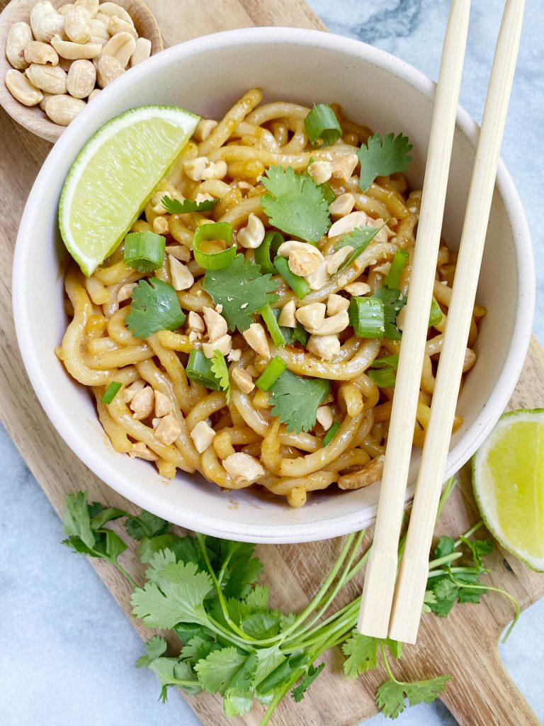 annie chuns1 768x1024 - Spicy Peanut Butter Stir-Fry Noodles (Vegan)