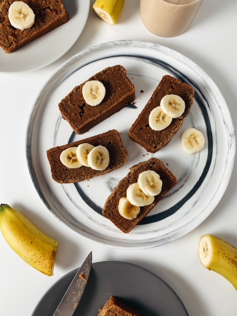 gingerbread banana bread 3 - Vegan Gingerbread Banana Bread