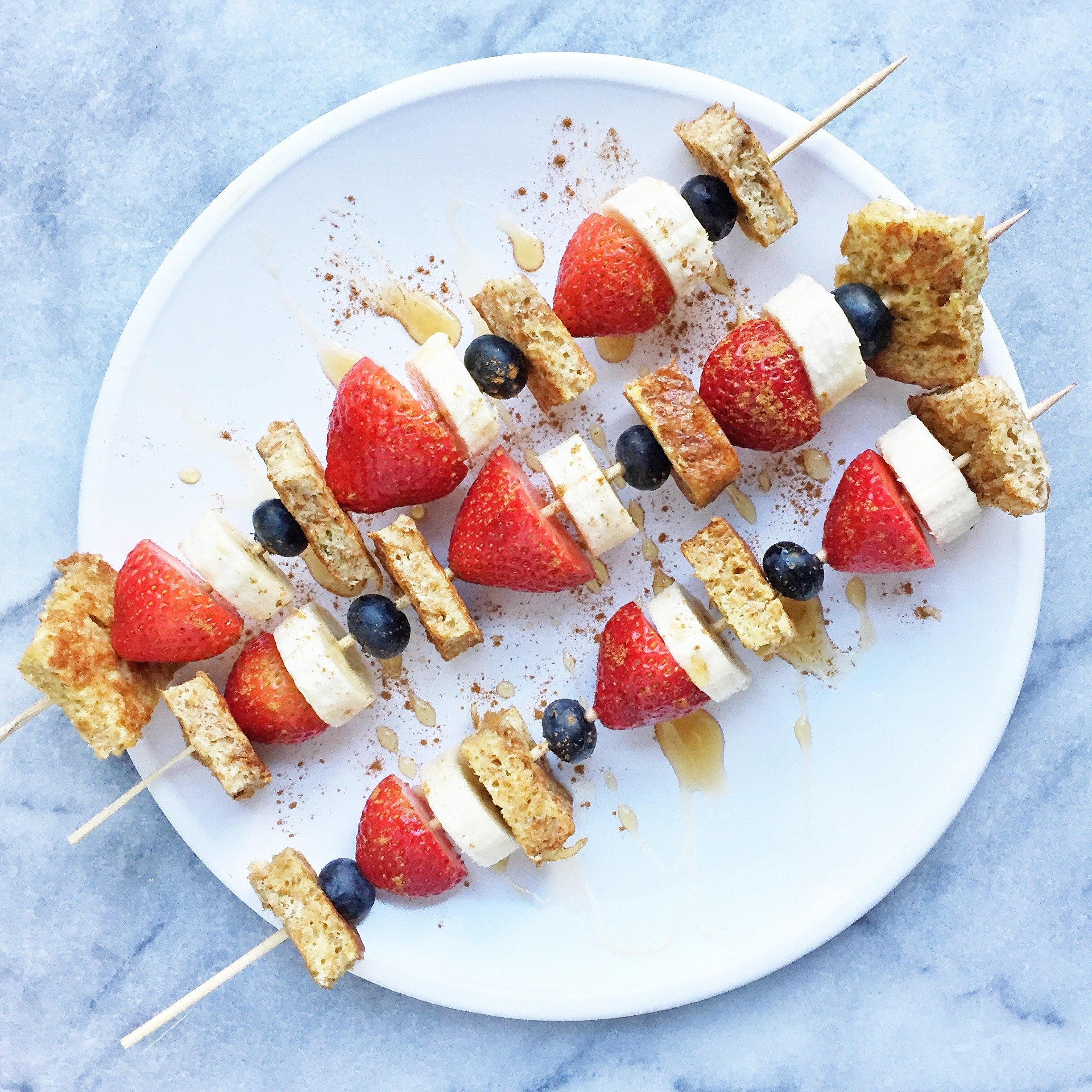 Patriotic French Toast Skewers
