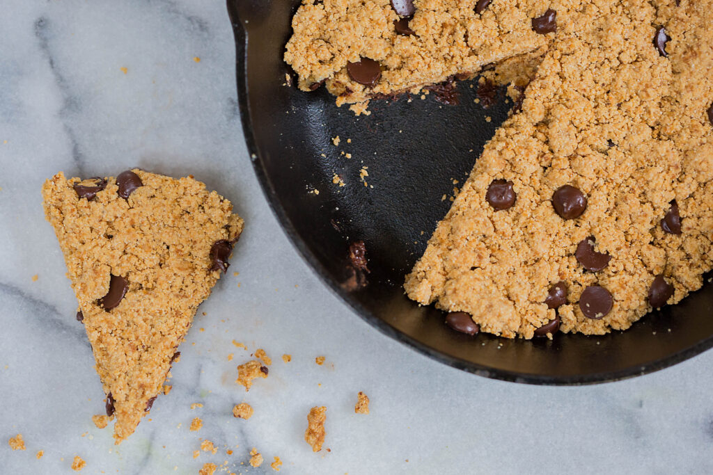 Gluten-Free Chocolate Chip Cookie Skillet