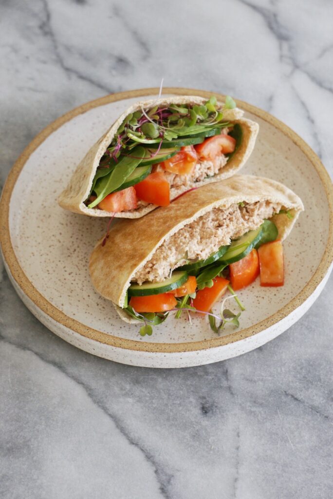 Healthy Tuna Salad Pita