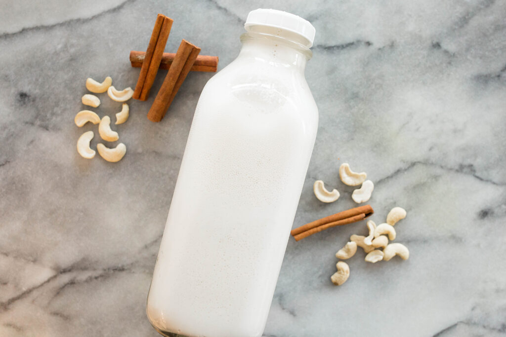 Super EASY Cinnamon Cashew Milk (Vegan)