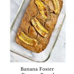 banana bread in a loaf pan