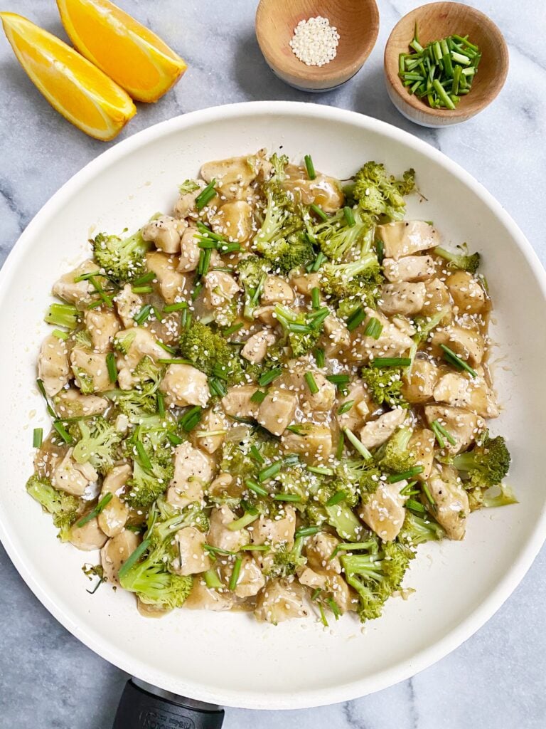 Healthy Paleo Orange Chicken & Broccoli