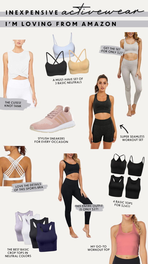 Inexpensive Activewear from Amazon