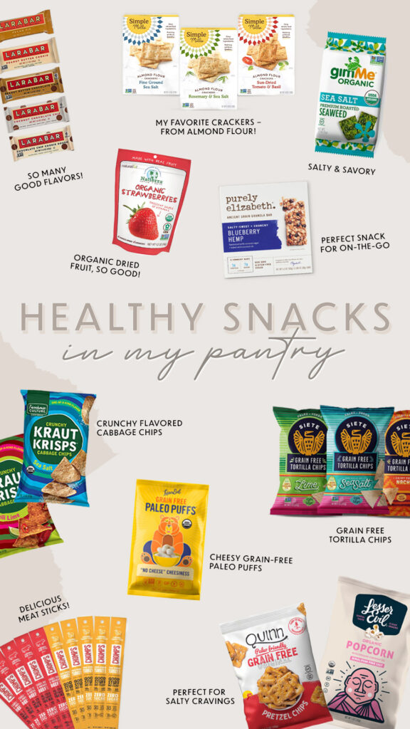 Healthier packaged snacks