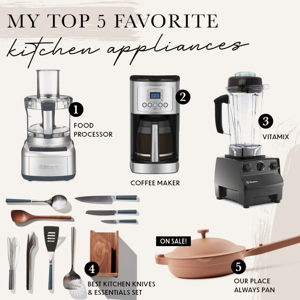 My top 5 favorite kitchen tools that I use daily!