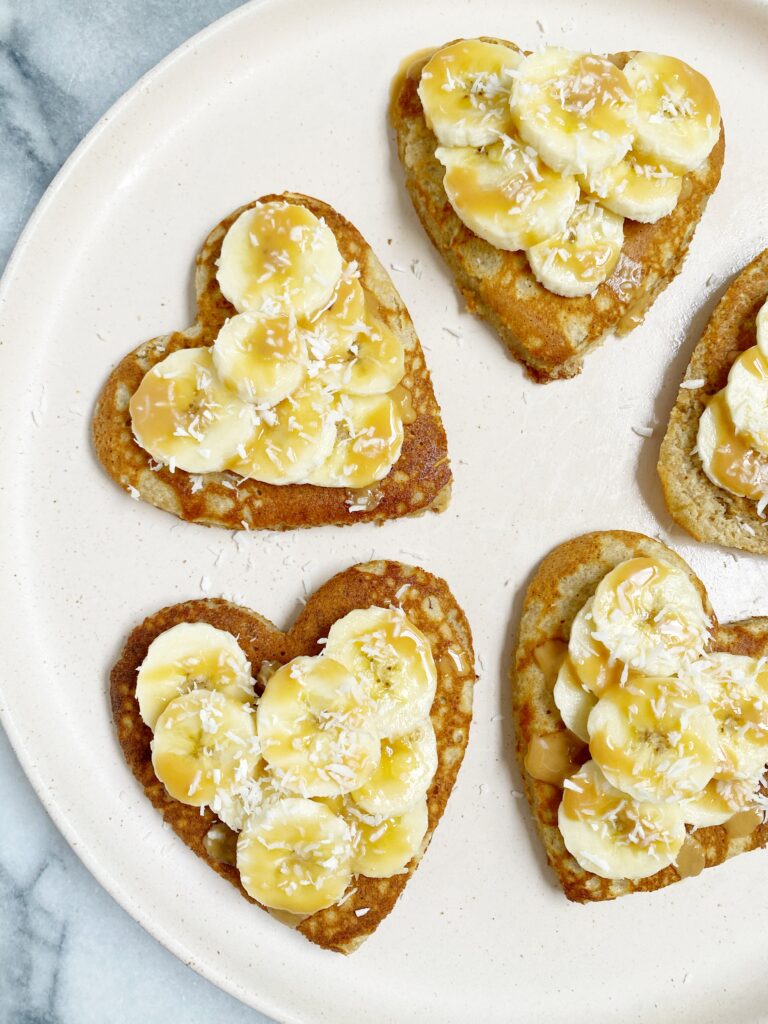 heart shaped paleo pancakes3 768x1024 - Heart-Shaped Paleo Pancakes for Valentine's Day Morning