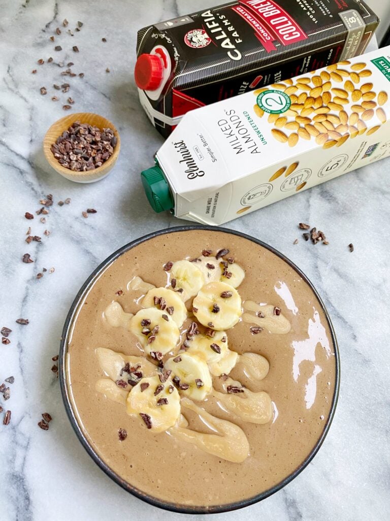 mocha cold brew smoothie bowl p 768x1024 - Mocha Cold Brew Smoothie Bowl