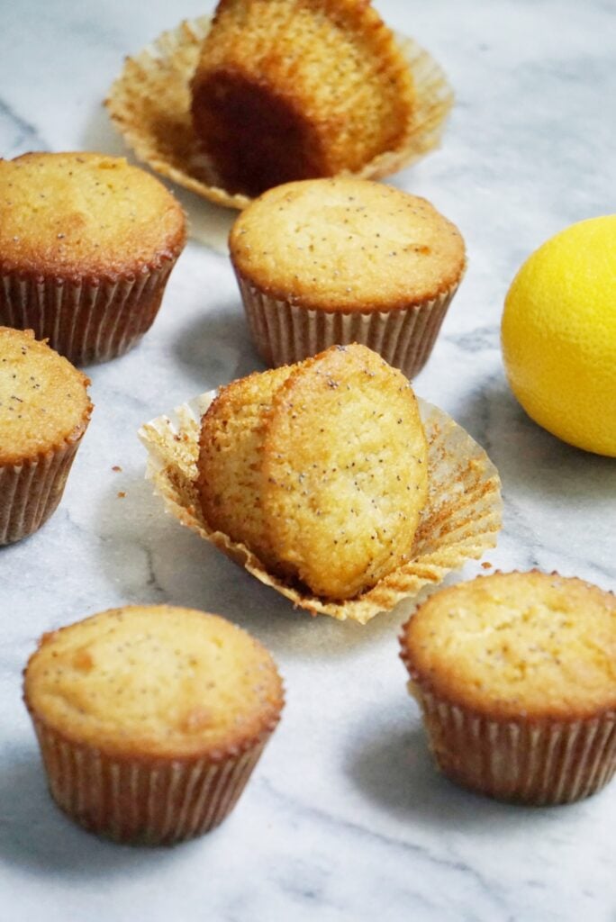 lemon poppyseed muffins