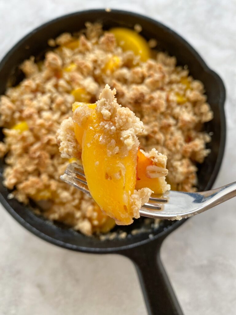 peach crisp2 scaled 1 768x1024 - The Best Gluten-Free Peach Crisp